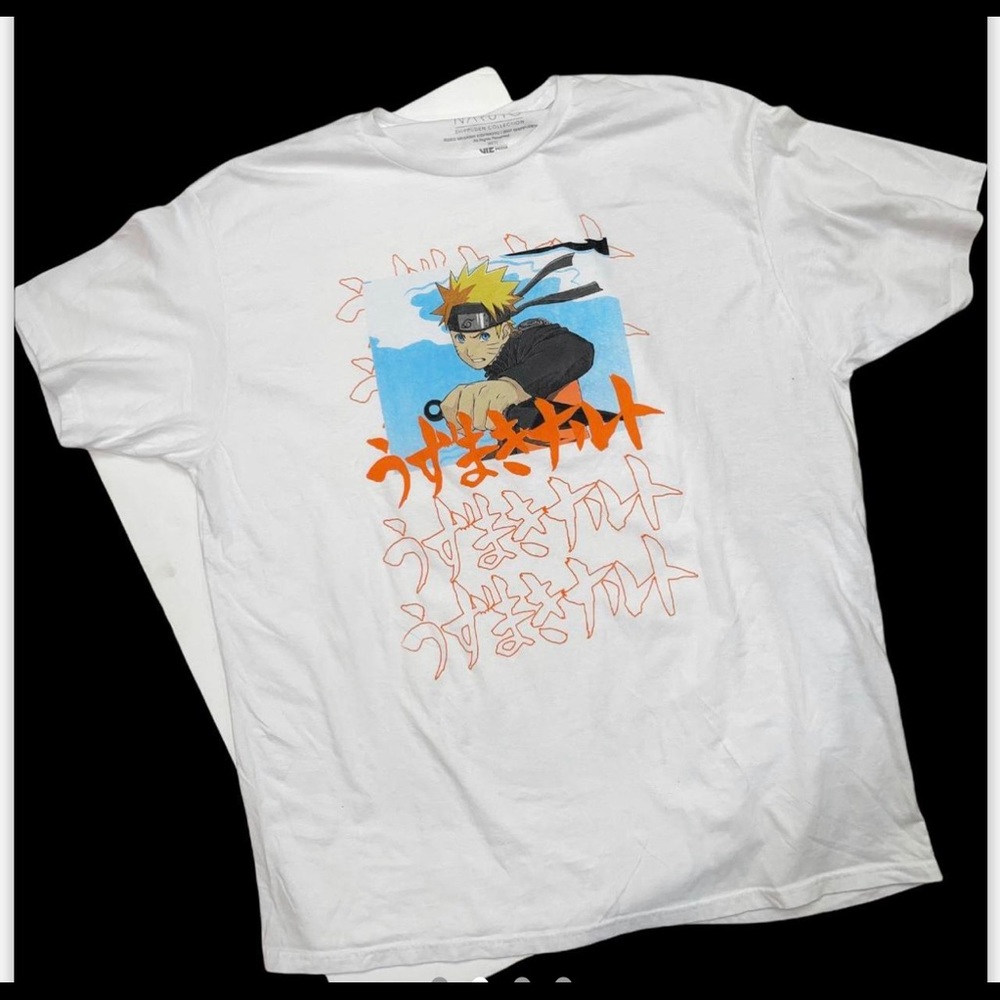 Naruto White Short Sleeve T-Shirt